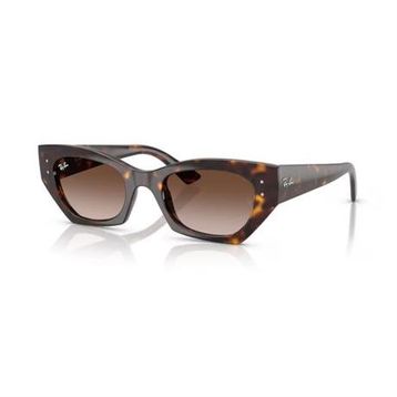 Ray-Ban RB 4430 135913 49 Zena Kadın Geometrik Kırçıllı Kahverengi Kemik Güneş Gözlüğü