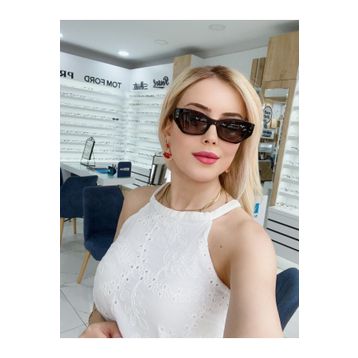 Ray-Ban RB 4430 135913 49 Zena Kadın Geometrik Kırçıllı Kahverengi Kemik Güneş Gözlüğü