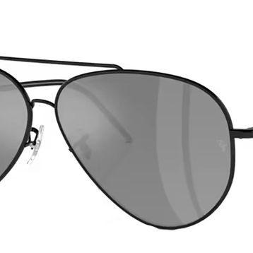 Ray-Ban RBR0101S 002/GS 59 Siyah Aviator Reverse Unisex Güneş Gözlüğü