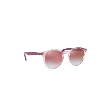 Ray-Ban RJ 9064S 7052V0 44 Oval Şeffaf Pembe Kemik Çocuk Güneş Gözlüğü