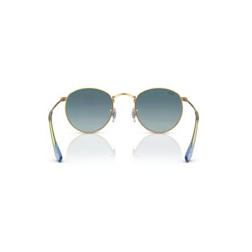 Ray-Ban Round Metal RB 3447 001/3M 47 Gold/Blue Unisex Güneş Gözlüğü
