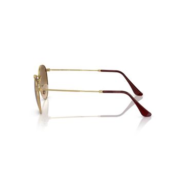 Ray-Ban Round Metal RB 3447 001/51 53 Gold-Brown Unisex Güneş Gözlüğü