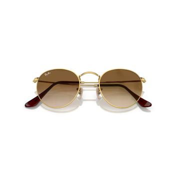Ray-Ban Round Metal RB 3447 001/51 53 Gold-Brown Unisex Güneş Gözlüğü