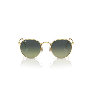 Ray-Ban Round Metal RB 3447 001/BH 47 Arista Gold-Green Vintage Unisex Güneş Gözlüğü