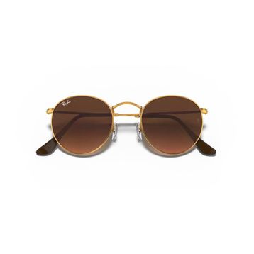 Ray-Ban Round Metal RB 3447 9001A5 47 Bronze-Pink/Brown Unisex Güneş Gözlüğü