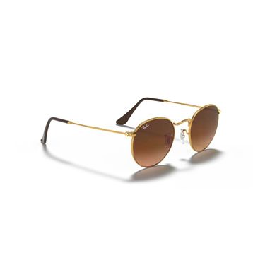 Ray-Ban Round Metal RB 3447 9001A5 53 Bronze-Pink/Brown Unisex Güneş Gözlüğü