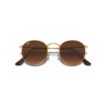 Ray-Ban Round Metal RB 3447 9001A5 53 Bronze-Pink/Brown Unisex Güneş Gözlüğü
