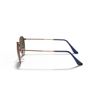 Ray-Ban Round Metal RB 3447 900396 50 Bronze-Blue/Brown Unisex Güneş Gözlüğü
