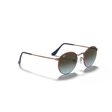 Ray-Ban Round Metal RB 3447 900396 53 Bronze-Blue/Brown Unisex Güneş Gözlüğü