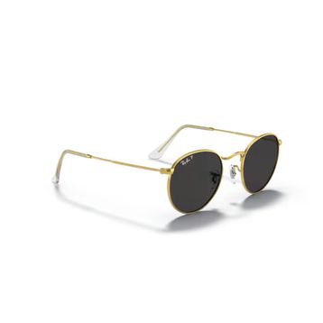 Ray-Ban Round Metal RB 3447 919648 50 Gold/Black Polarize Unisex Güneş Gözlüğü