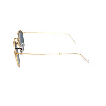 Ray-Ban Round Metal RB 3447 9196R5 53 Gold-Blue Unisex Güneş Gözlüğü