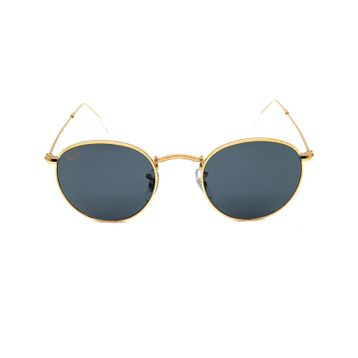 Ray-Ban Round Metal RB 3447 9196R5 53 Gold-Blue Unisex Güneş Gözlüğü
