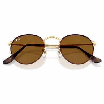 Ray-Ban Round Metal RB 3447 927533 53 Havana-Brown Unisex Güneş Gözlüğü