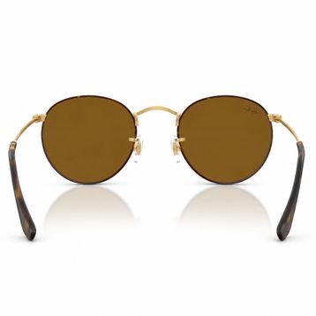Ray-Ban Round Metal RB 3447 927533 53 Havana-Brown Unisex Güneş Gözlüğü