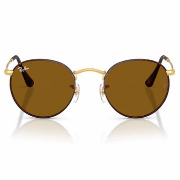 Ray-Ban Round Metal RB 3447 927533 53 Havana-Brown Unisex Güneş Gözlüğü