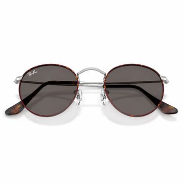 Ray-Ban Round Metal RB 3447 9277B1 53 Havana Silver-Dark Grey Unisex Güneş Gözlüğü