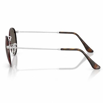 Ray-Ban Round Metal RB 3447 9277B1 53 Havana Silver-Dark Grey Unisex Güneş Gözlüğü