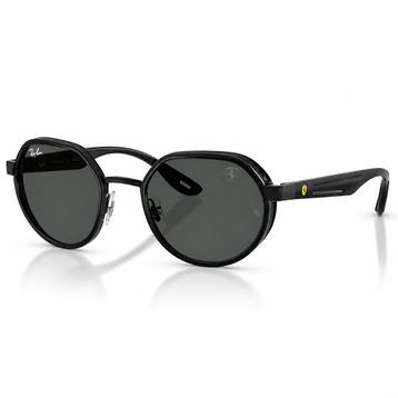 Ray-Ban Scuderia Ferrari RB 3703M F11787 51 Black-Dark Grey Unisex Güneş Gözlüğü