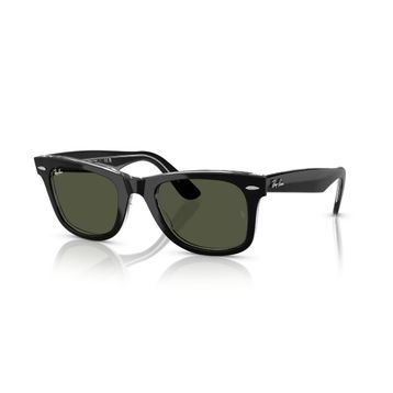 Ray-Ban Wayfarer RB 2140 129431 50 Polished Black On Transparent Güneş Gözlüğü