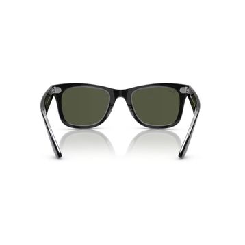 Ray-Ban Wayfarer RB 2140 129431 50 Polished Black On Transparent Güneş Gözlüğü