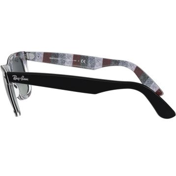 Ray-Ban Wayfarer RB 2140 13183A 50 Siyah-Açık Gri Güneş Gözlüğü