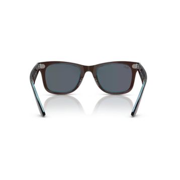 Ray-Ban Wayfarer RB 2140 1446R5 50 Şeffaf Mavi-Kahverengi Güneş Gözlüğü