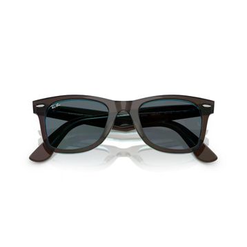 Ray-Ban Wayfarer RB 2140 1446R5 50 Şeffaf Mavi-Kahverengi Güneş Gözlüğü