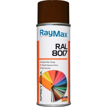 Raymax RAL 8017 Çikolata Kahve 400 ml Sprey Boya