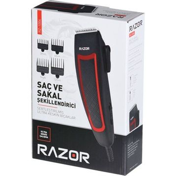 Razor RZ-1004 Siyah Saç Sakal Kesme Makinesi