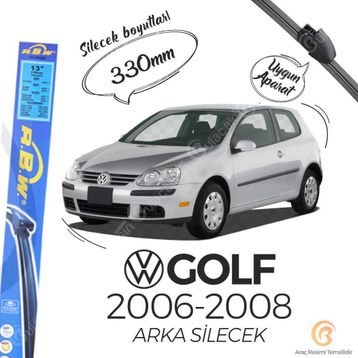 RBW 2006-2008 Volkswagen Golf 5 Arka Silecek
