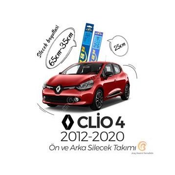 RBW 2012-2020 Renault Clio 4 Ön ve Arka Silecek Seti