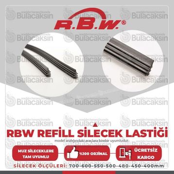 RBW 70-60-55-50-48-45-40 cm Refill Silecek Lastiği