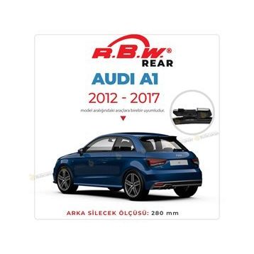 RBW Audi A1 2012-2017 Sportsback Arka Silecek