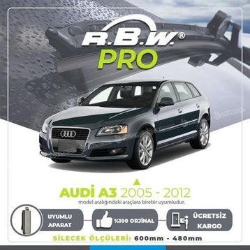 RBW Audi A3 2005-2012 Pro Muz Silecek Takımı