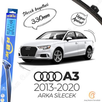 RBW Audi A3 2013-2017 Arka Silecek