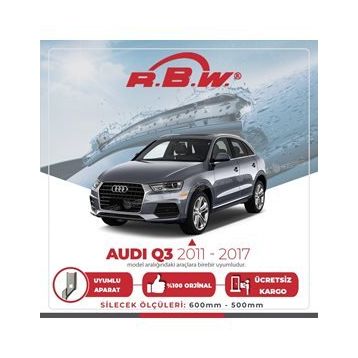 RBW Audi Q3 Muz 2011-2017 Silecek Takımı