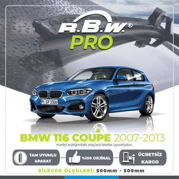 RBW Bmw 116 Coupe E82 Muz 2007-2013 Pro Silecek Takımı