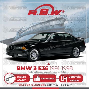 RBW Bmw 3 E36 Muz 1991-1998 Silecek Takımı