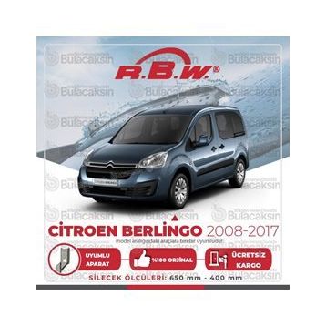 RBW Citroen Berlingo Muz 2008-2017 Silecek Takımı