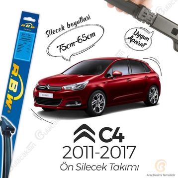 RBW Citroen C4 Muz 2011-2016 Silecek Takımı