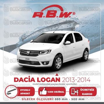 RBW Dacia Logan Muz 2013-2014 Silecek Takımı