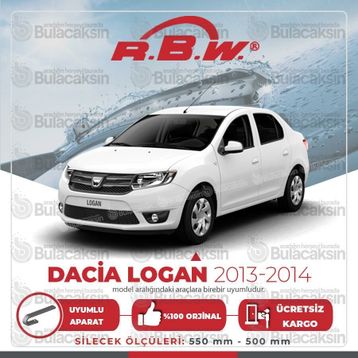 RBW Dacia Logan Muz 2013-2014 Silecek Takımı