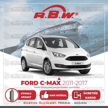 RBW Ford C-Max 2011-2017 Muz Silecek Takımı
