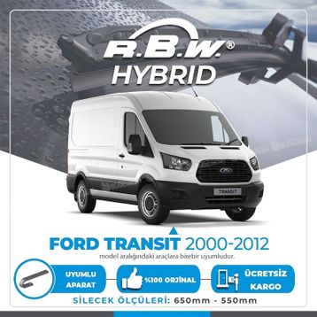 RBW Ford Transit 2000-2012 Ön Hybrid Silecek Takımı