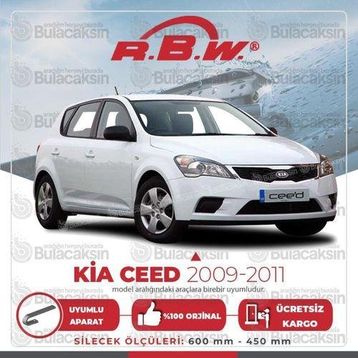 RBW Kia Ceed 2009-2011 Muz Silecek Takımı