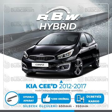 RBW Kia Ceed 2012-2017 Ön Hybrid Silecek Takımı