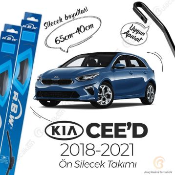 RBW Kia Ceed Muz 2018-2021 Silecek Takımı