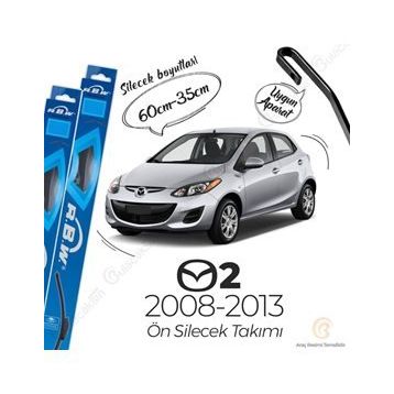 RBW Mazda 2 Muz 2008-2013 Silecek Takımı