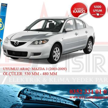 RBW Mazda 3 2003-2009 Muz Silecek Takımı