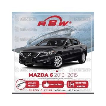 RBW Mazda 6 2013-2015 Muz Silecek Takımı